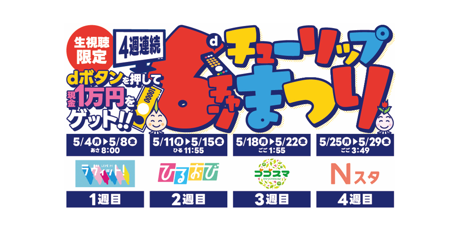 “4週連続” 6チャンチューリップまつり